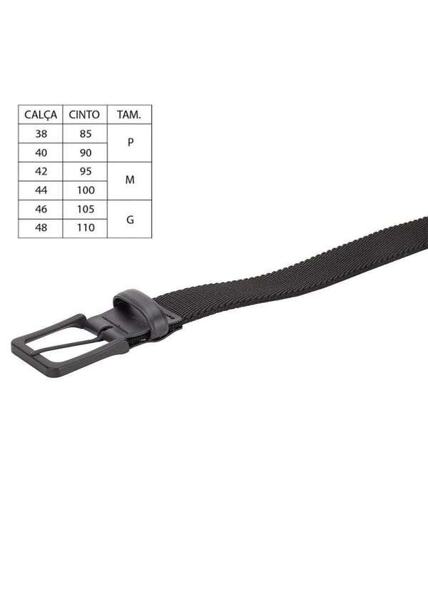 J.shayeb - Cinto Masculino Elástico J. Shayeb - 4028001 Preto 01 5