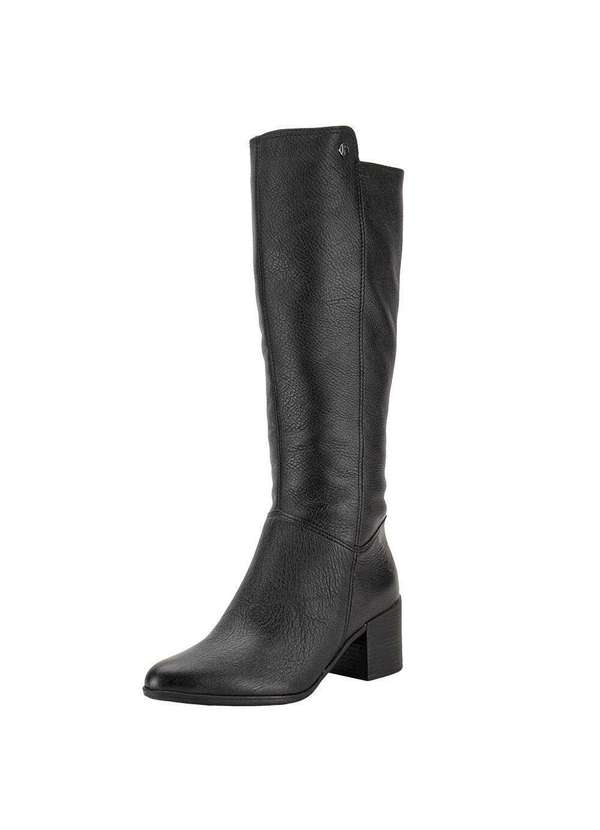 Bota Feminina Cano Alto Bottero 346903 Preto 01 Clovis Calcados