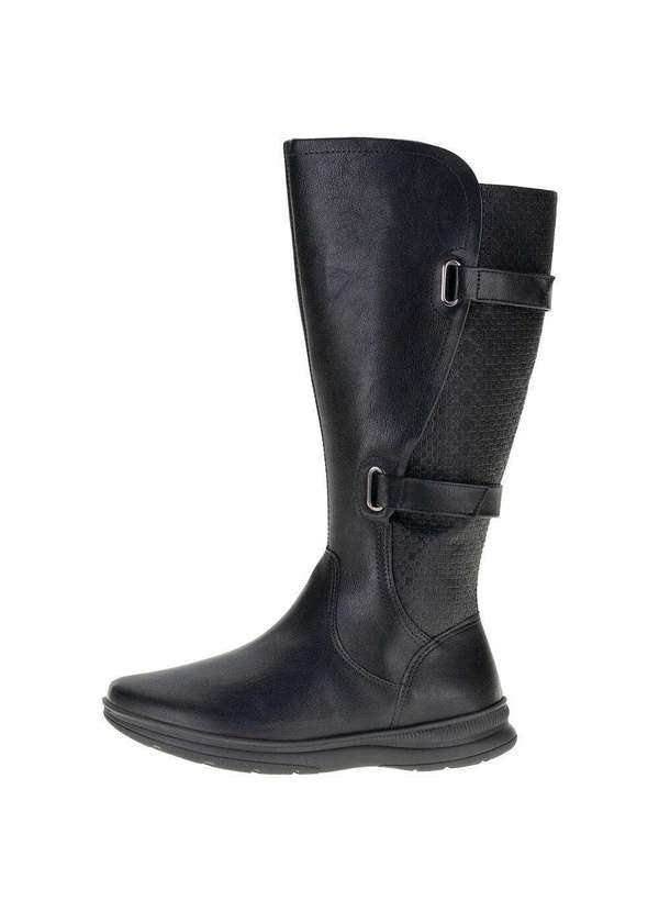 Comfortflex - Bota Feminina Cano Alto Comfortflex - 2391334 - Preto 2