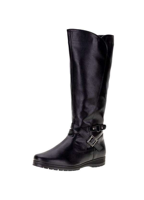 Mooncity - Bota Feminina Cano Alto Mooncity - 71121 - Preto