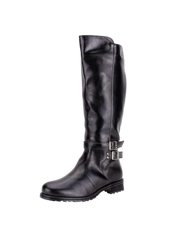 Mooncity - Bota Feminina Cano Alto Mooncity 72128 - Preto