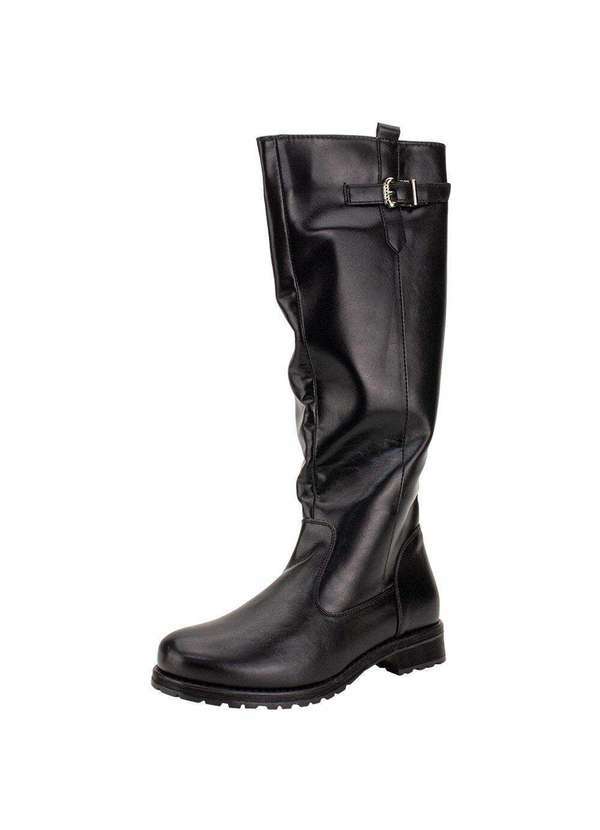 Mooncity - Bota Feminina Cano Alto Mooncity 72129 Preto