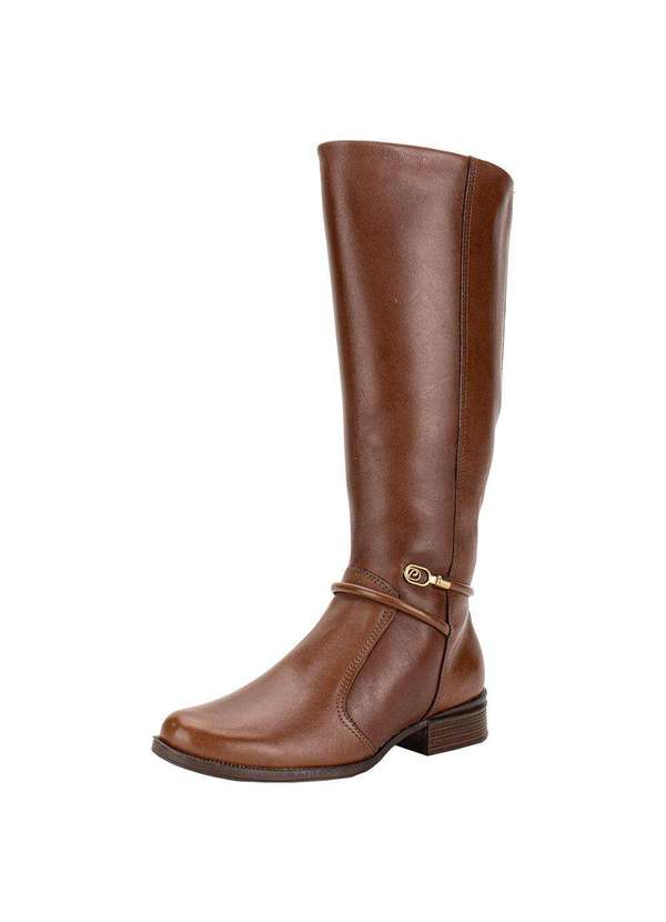 Pegada - Bota Feminina Cano Alto Pegada 282064 - Chocolate