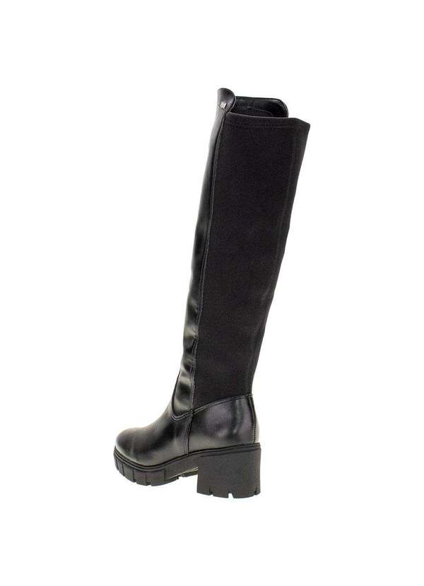 Via Marte - Bota Feminina Cano Alto Via Marte 001003 - Preto 3