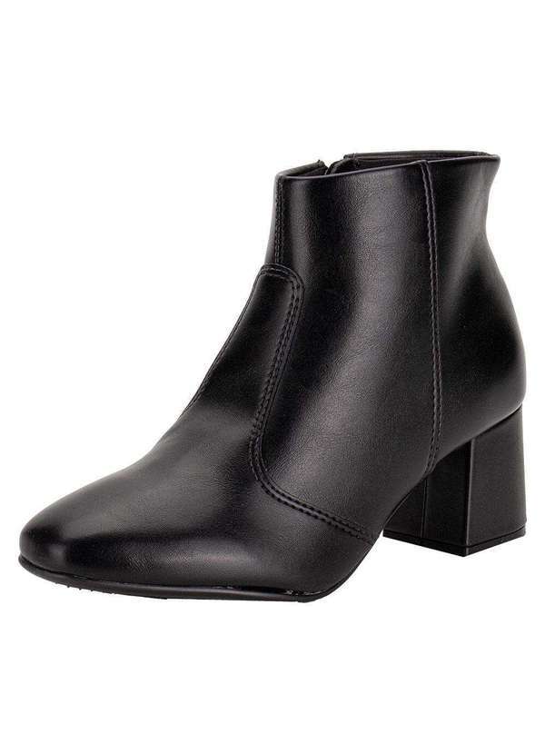 Beira Rio - Bota Feminina Cano Baixo Beira Rio 9076104 - Preto