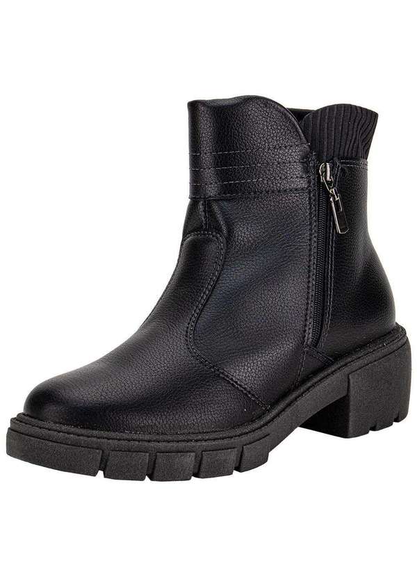 Beira Rio - Bota Feminina Cano Baixo Beira Rio 9077211 Preto