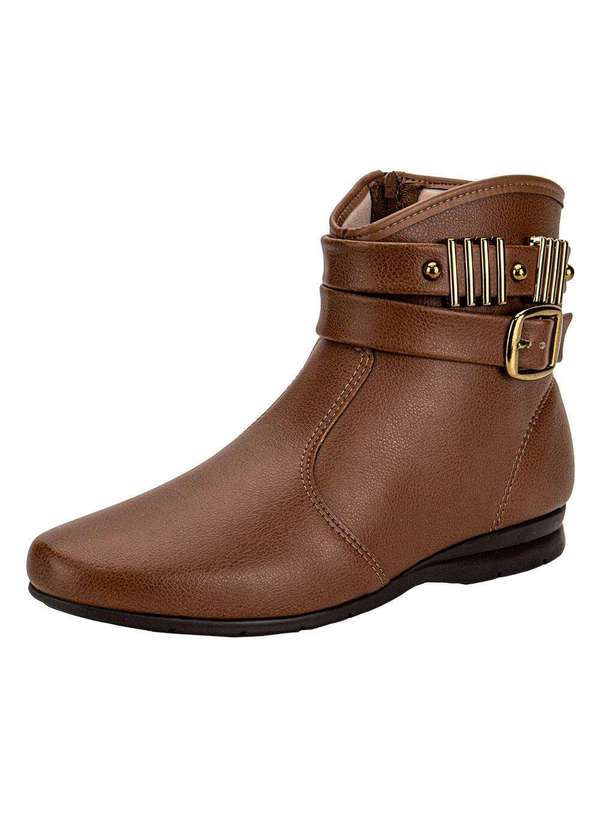 Beira Rio - Bota Feminina Cano Baixo Beira Rio 9084106 - Caramelo