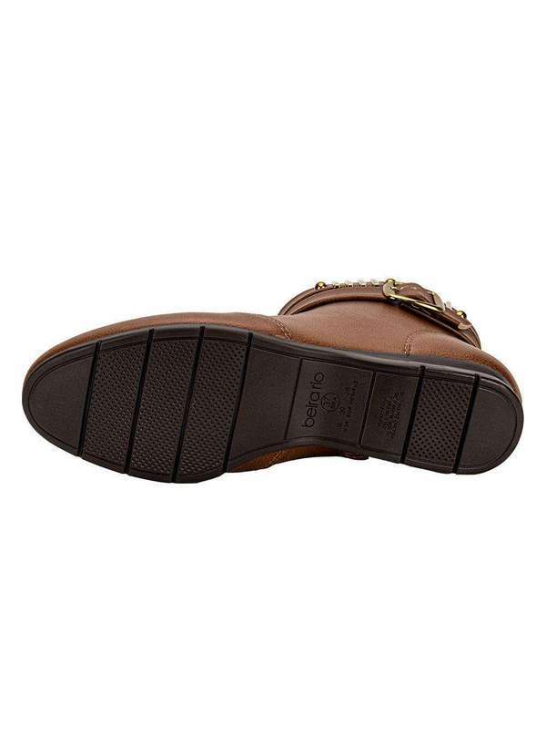 Beira Rio - Bota Feminina Cano Baixo Beira Rio 9084106 - Caramelo 4