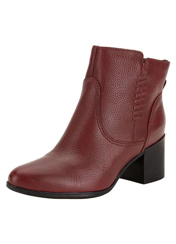 Bottero - Bota Feminina Cano Baixo Bottero 346916 - Vinho