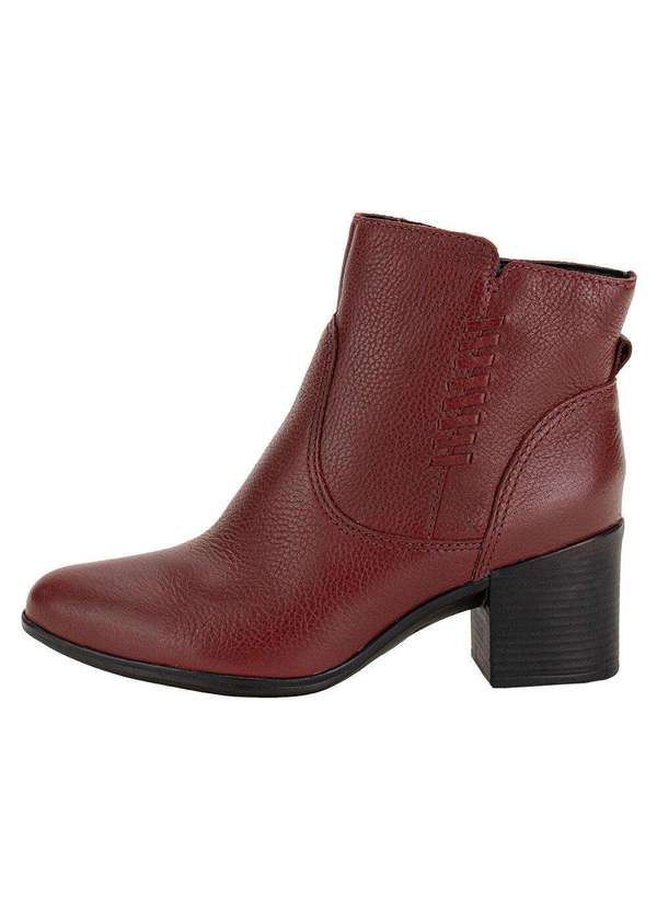 Bottero - Bota Feminina Cano Baixo Bottero 346916 - Vinho 2