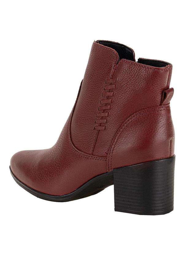 Bottero - Bota Feminina Cano Baixo Bottero 346916 - Vinho 3