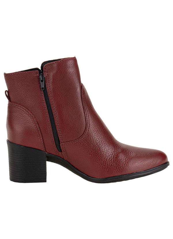 Bottero - Bota Feminina Cano Baixo Bottero 346916 - Vinho 5