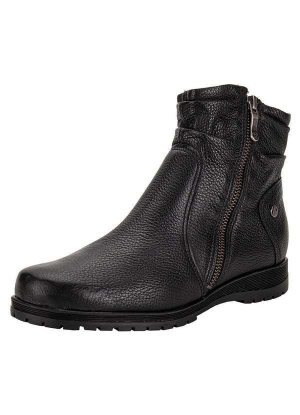 Bottero - Bota Feminina Cano Baixo Bottero 369201 - Preto