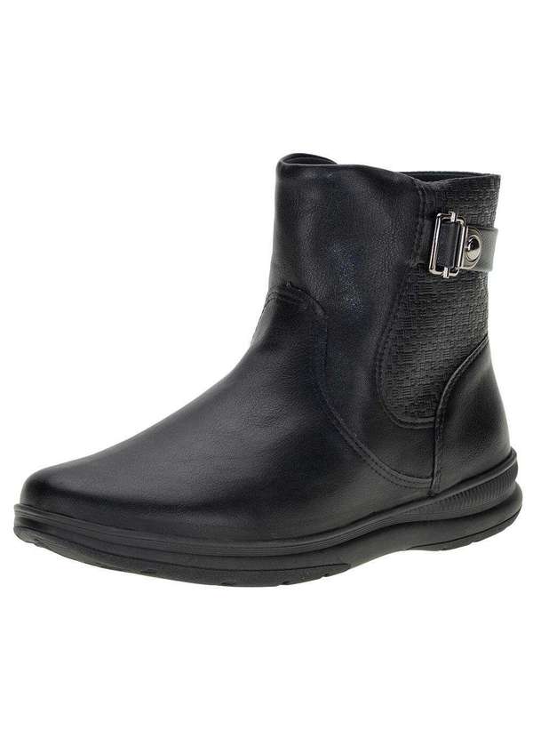 Comfortflex - Bota Feminina Cano Baixo Comfortflex - 2391301 - Preto