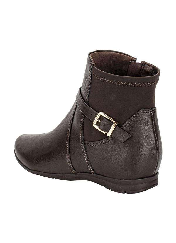 Comfortflex - Bota Feminina Cano Baixo Comfortflex 2491304 - Café 3