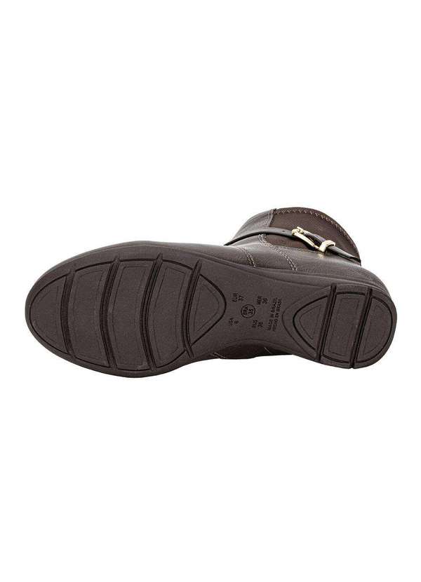 Comfortflex - Bota Feminina Cano Baixo Comfortflex 2491304 - Café 4