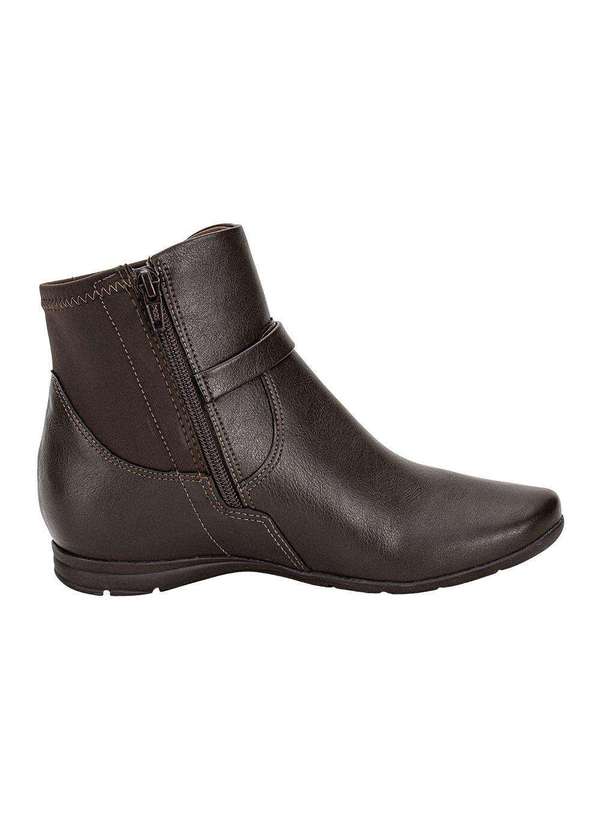 Comfortflex - Bota Feminina Cano Baixo Comfortflex 2491304 - Café 5