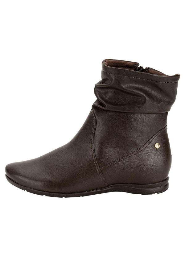 Comfortflex - Bota Feminina Cano Baixo Comfortflex 2591302 - Café 2