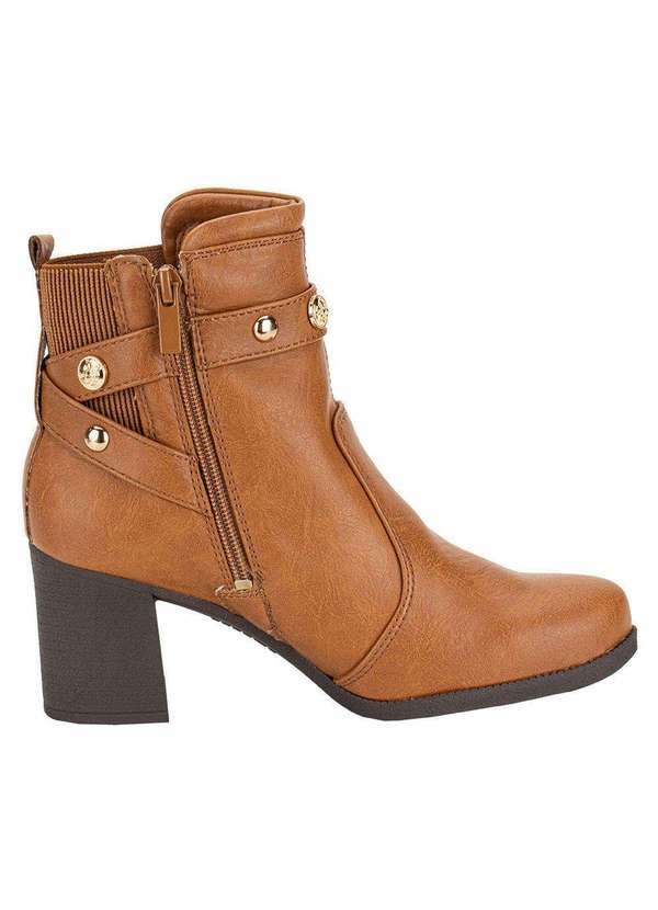 Dakota - Bota Feminina Cano Baixo Dakota Da971 - Caramelo 5