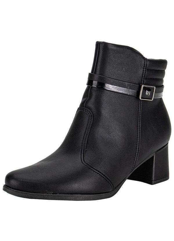 Piccadilly - Bota Feminina Cano Baixo Danubia Piccadilly 654061 Preto