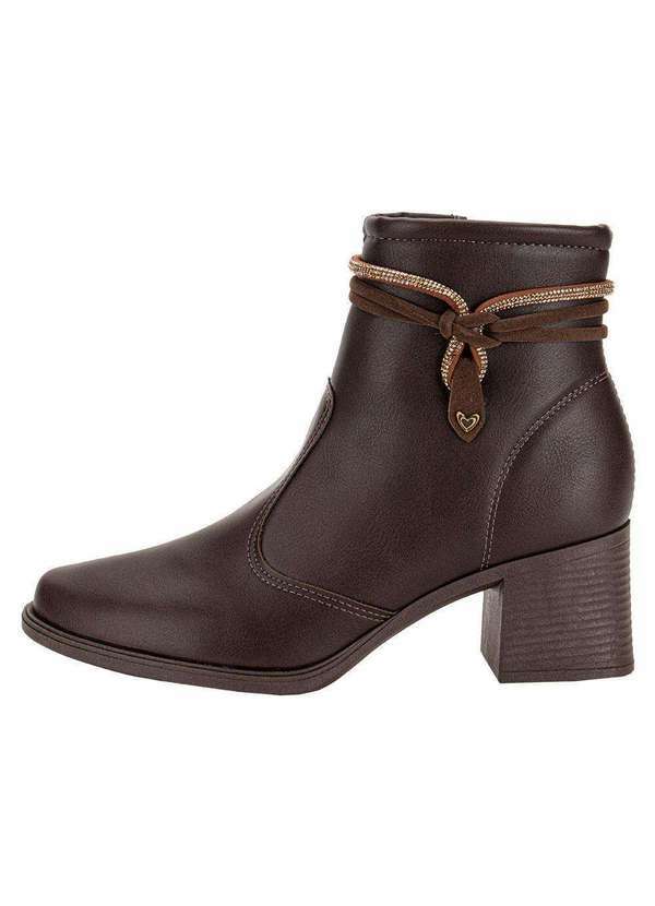 Mississipi - Bota Feminina Cano Baixo Mississipi Mc852 - Café 2