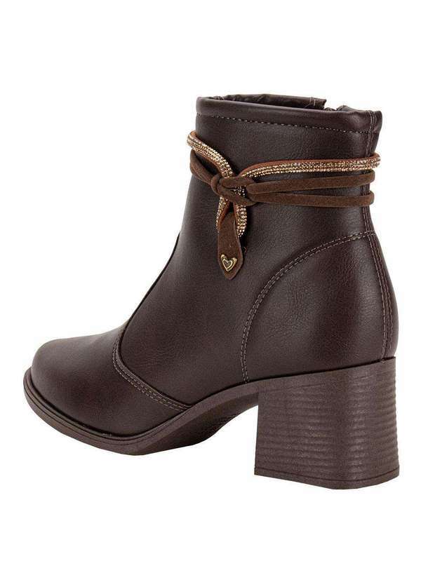 Mississipi - Bota Feminina Cano Baixo Mississipi Mc852 - Café 3