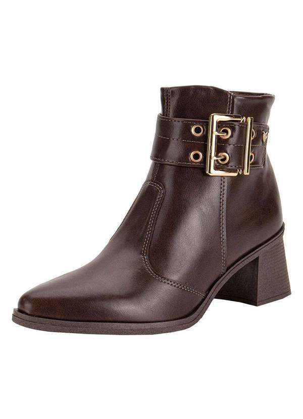 Mississipi - Bota Feminina Cano Baixo Mississipi Me311 - Café