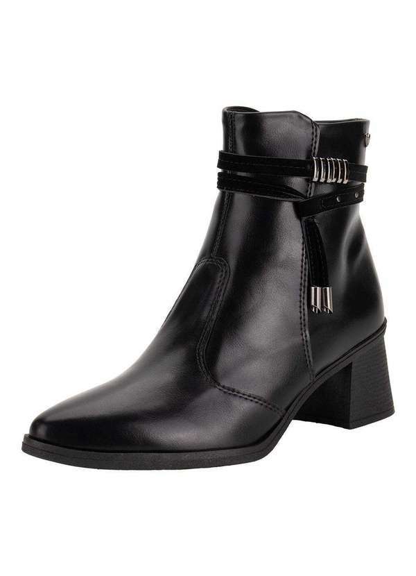 Mississipi - Bota Feminina Cano Baixo Mississipi Me312 - Preto
