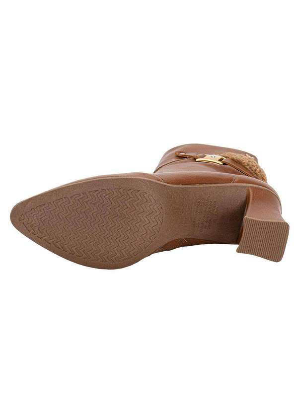 Mississipi - Bota Feminina Cano Baixo Mississipi Me564 - Caramelo 4