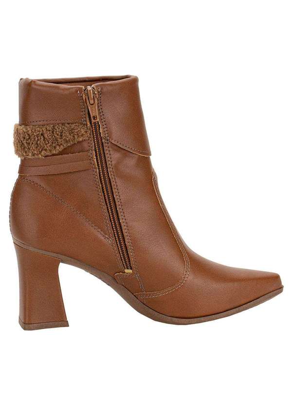 Mississipi - Bota Feminina Cano Baixo Mississipi Me564 - Caramelo 5