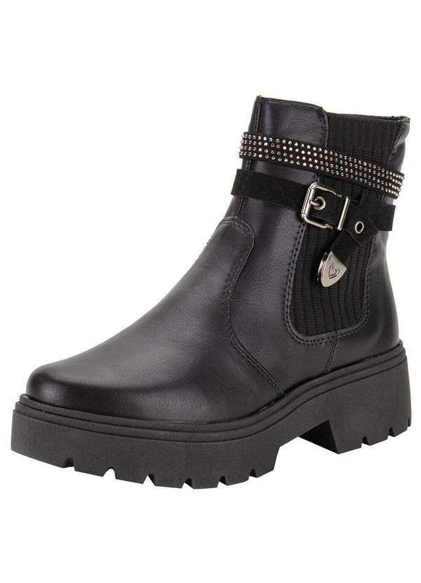 Mississipi - Bota Feminina Cano Baixo Mississipi Mi612 - Preto