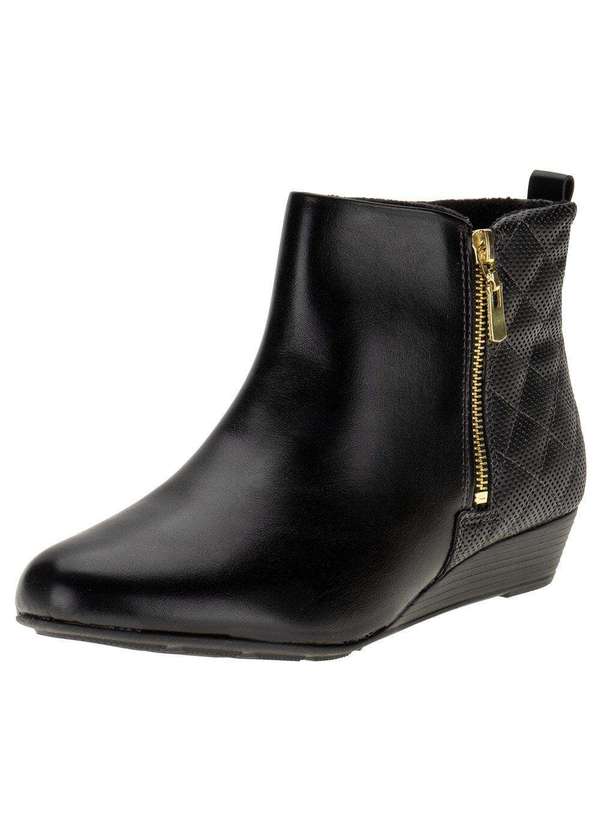 Modare - Bota Feminina Cano Baixo Modare - 7076102 - Preto 01 1