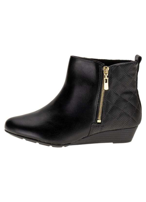 Modare - Bota Feminina Cano Baixo Modare - 7076102 - Preto 01 2
