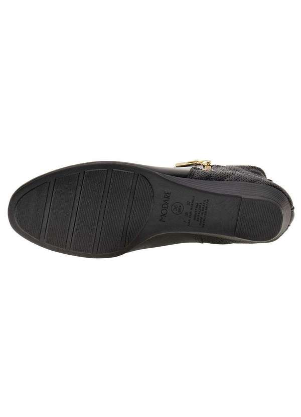 Modare - Bota Feminina Cano Baixo Modare - 7076102 - Preto 01 4