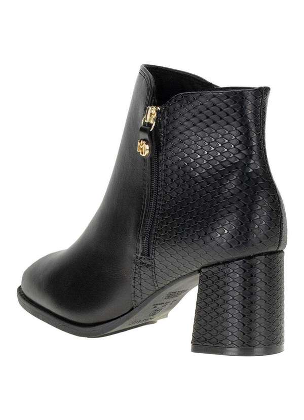 Modare - Bota Feminina Cano Baixo Modare - 7078101 - Preto 01 3