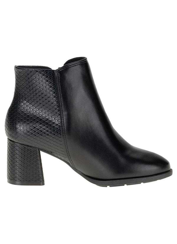 Modare - Bota Feminina Cano Baixo Modare - 7078101 - Preto 01 5