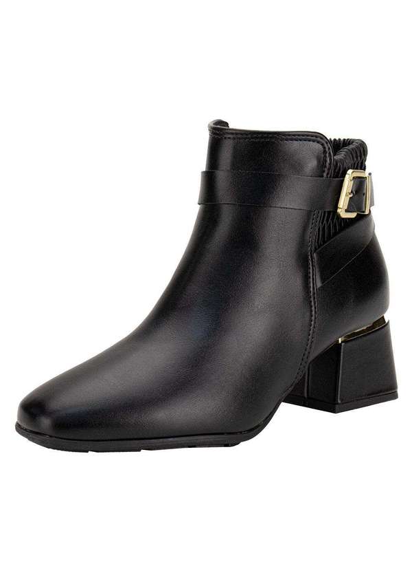 Bota Feminina Cano Baixo Modare 7082103 Preto Clovis Calcados