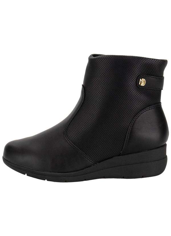 Bota Feminina Cano Baixo Modare 7085103 Preto Clovis Calcados