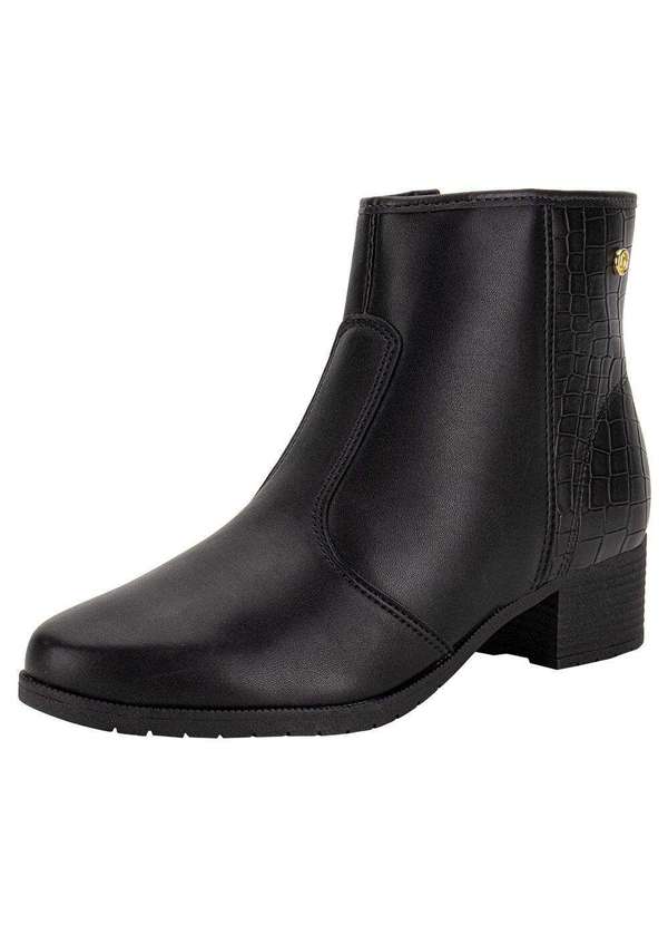 Moleca - Bota Feminina Cano Baixo Moleca 5346100 - Preto