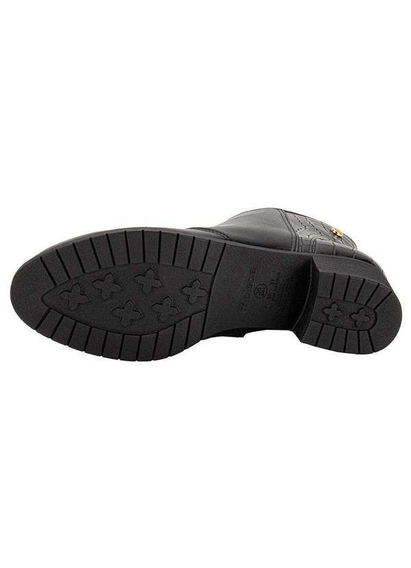 Moleca - Bota Feminina Cano Baixo Moleca 5346100 - Preto 4