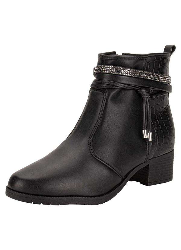 Moleca - Bota Feminina Cano Baixo Moleca 5346103 - Preto