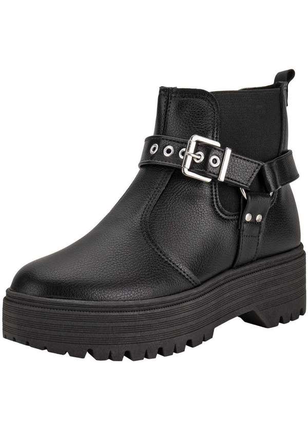 Moleca - Bota Feminina Cano Baixo Moleca 5351104 - Preto