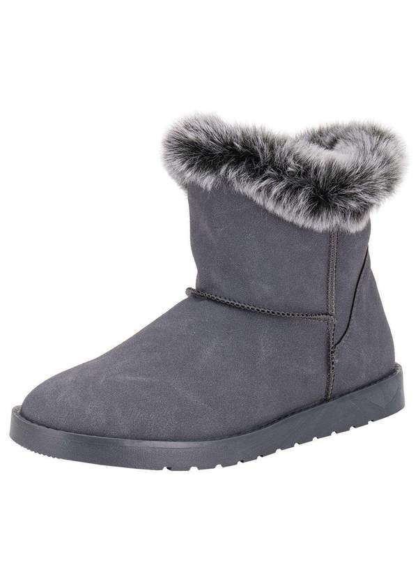Mooncity - Bota Feminina Cano Baixo Mooncity 70811 Cinza 1