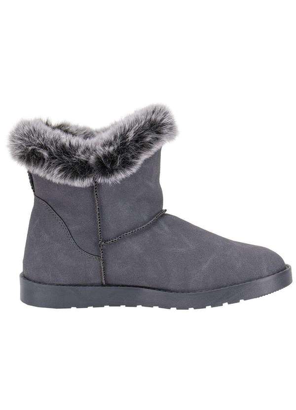 Mooncity - Bota Feminina Cano Baixo Mooncity 70811 Cinza 5