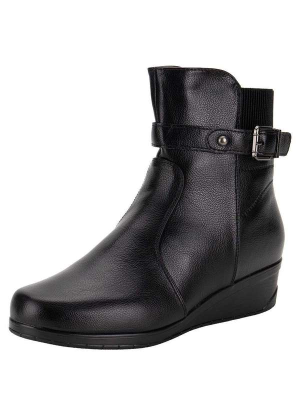 Mooncity - Bota Feminina Cano Baixo Mooncity 71109 - Preto