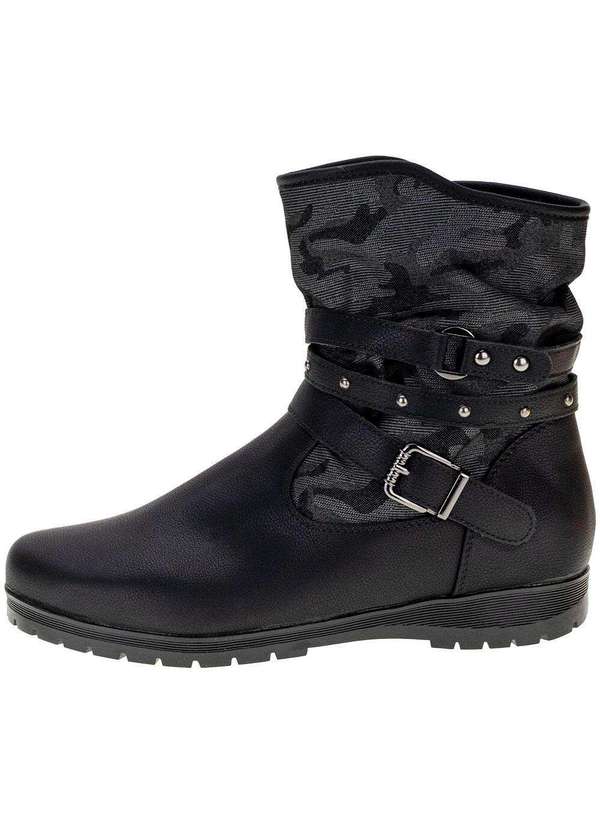 Mooncity - Bota Feminina Cano Baixo Mooncity - 71123 Preto 2