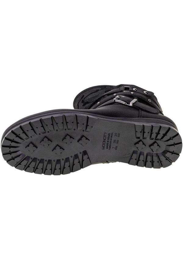 Mooncity - Bota Feminina Cano Baixo Mooncity - 71123 Preto 4