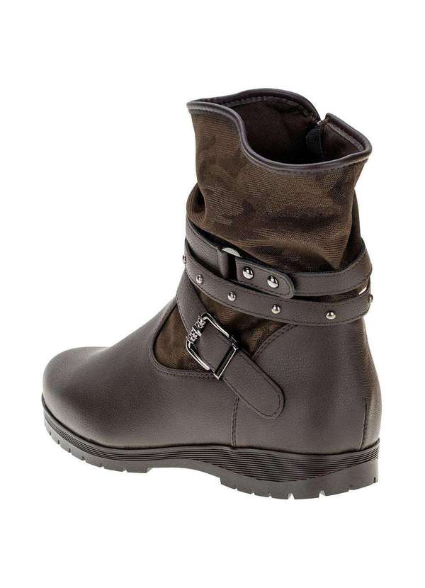 Mooncity - Bota Feminina Cano Baixo Mooncity - 71123 Café 3