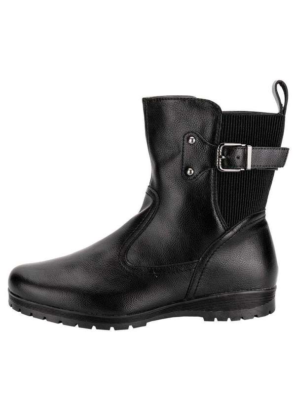 Mooncity - Bota Feminina Cano Baixo Mooncity 71128 - Preto 2