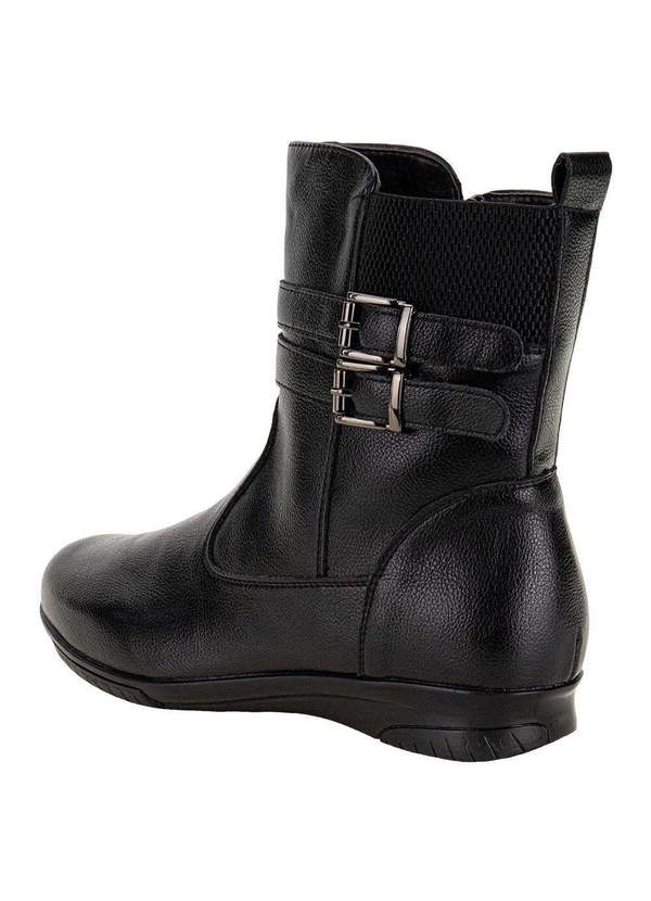 Mooncity - Bota Feminina Cano Baixo Mooncity 71147 - Preto 3